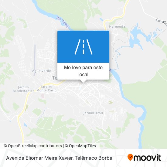 Avenida Eliomar Meira Xavier mapa