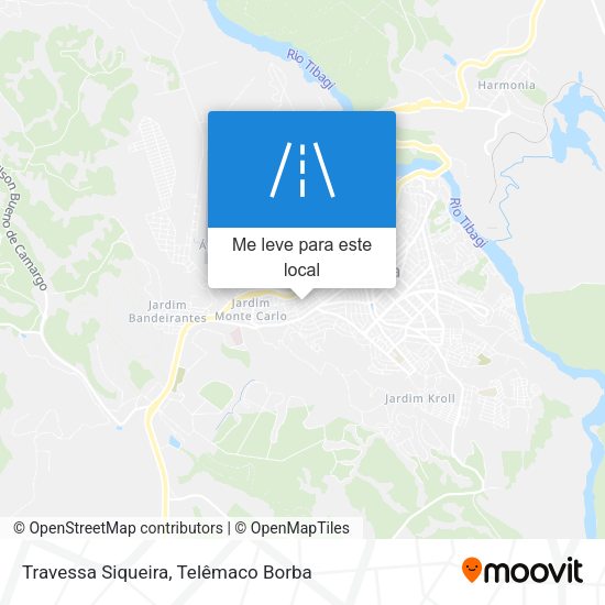 Travessa Siqueira mapa