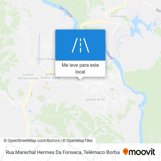 Rua Marechal Hermes Da Fonseca mapa