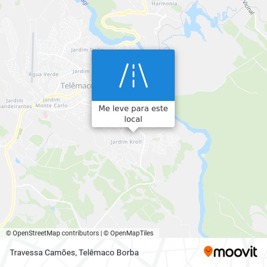 Travessa Camões mapa