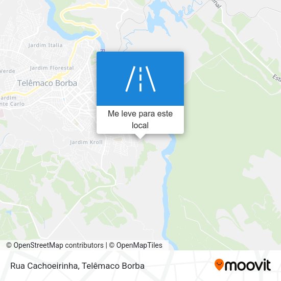 Rua Cachoeirinha mapa