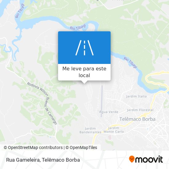 Rua Gameleira mapa