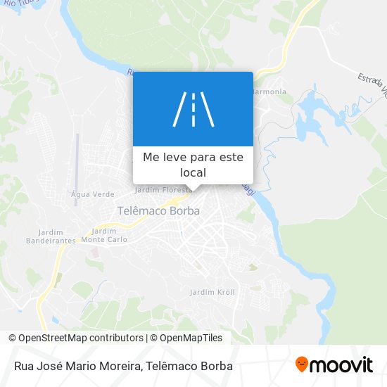 Rua José Mario Moreira mapa