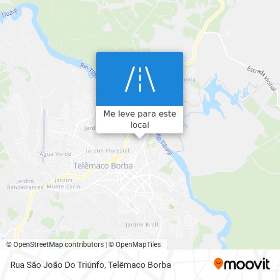 Rua São João Do Triúnfo mapa