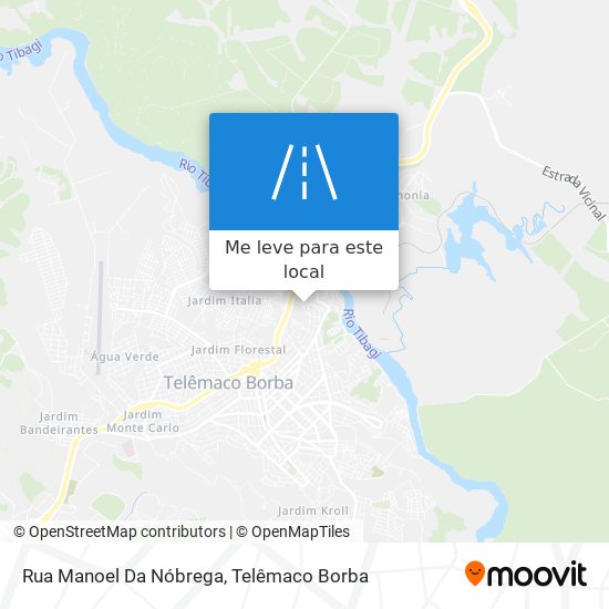 Rua Manoel Da Nóbrega mapa