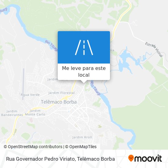 Rua Governador Pedro Viriato mapa