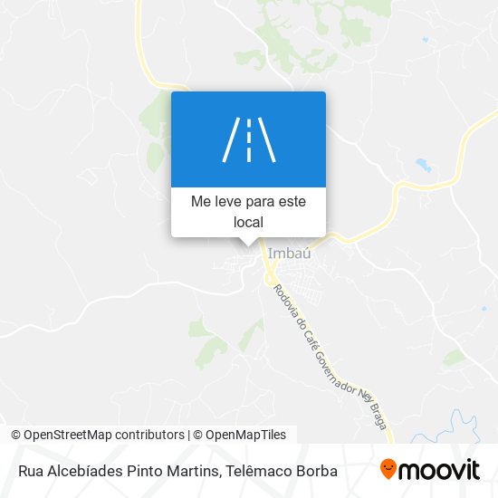 Rua Alcebíades Pinto Martins mapa