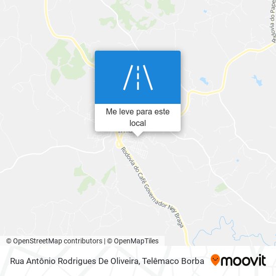 Rua Antônio Rodrigues De Oliveira mapa