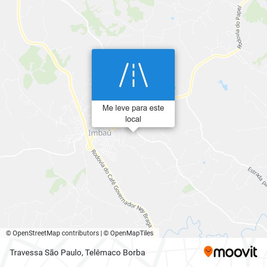 Travessa São Paulo mapa