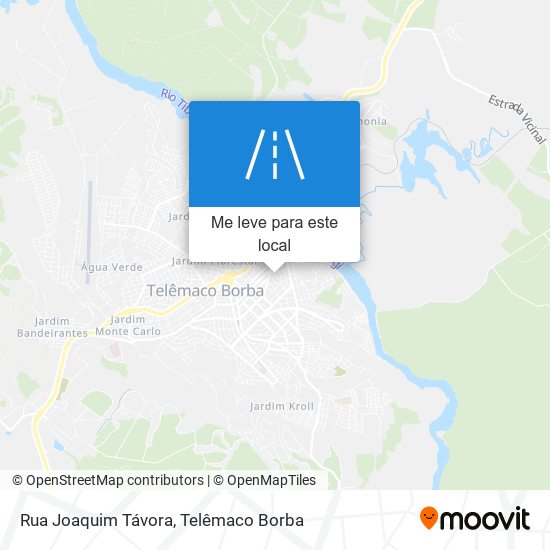 Rua Joaquim Távora mapa