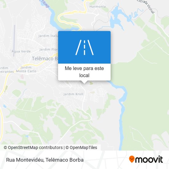 Rua Montevidéu mapa