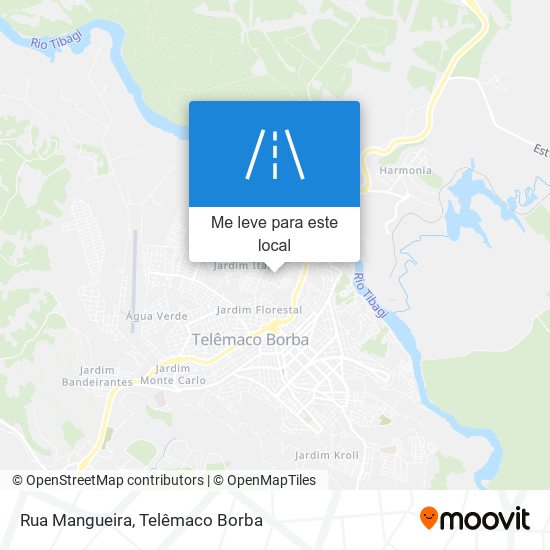 Rua Mangueira mapa