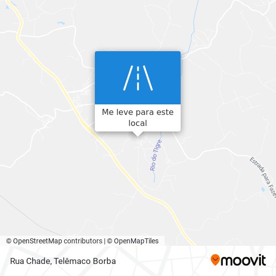 Rua Chade mapa