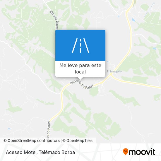 Acesso Motel mapa