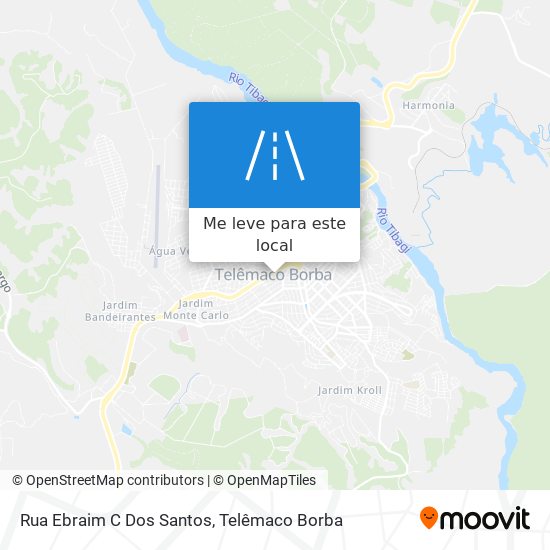 Rua Ebraim C Dos Santos mapa