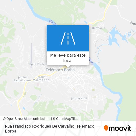 Rua Francisco Rodrigues De Carvalho mapa