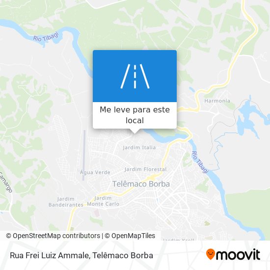 Rua Frei Luiz Ammale mapa