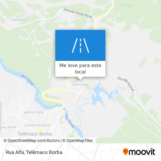 Rua Alfa mapa