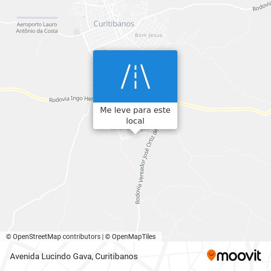 Avenida Lucindo Gava mapa