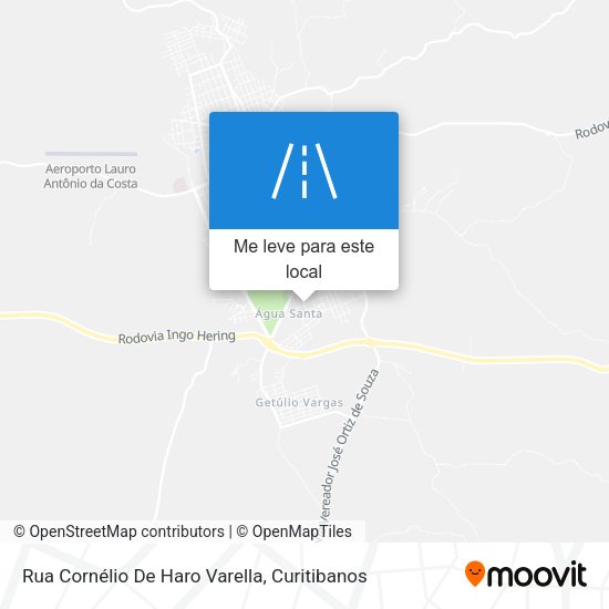 Rua Cornélio De Haro Varella mapa