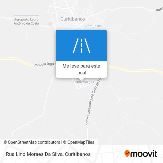 Rua Lino Moraes Da Silva mapa