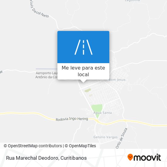 Rua Marechal Deodoro mapa