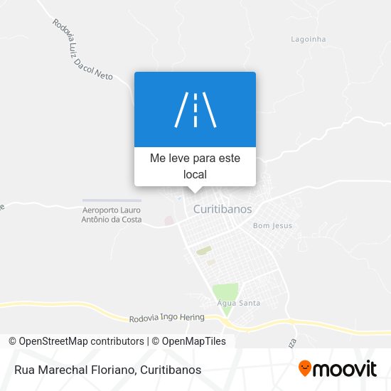 Rua Marechal Floriano mapa