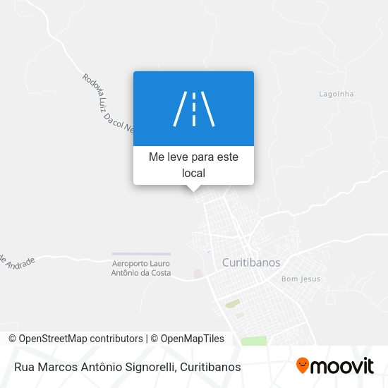 Rua Marcos Antônio Signorelli mapa
