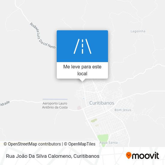 Rua João Da Silva Calomeno mapa