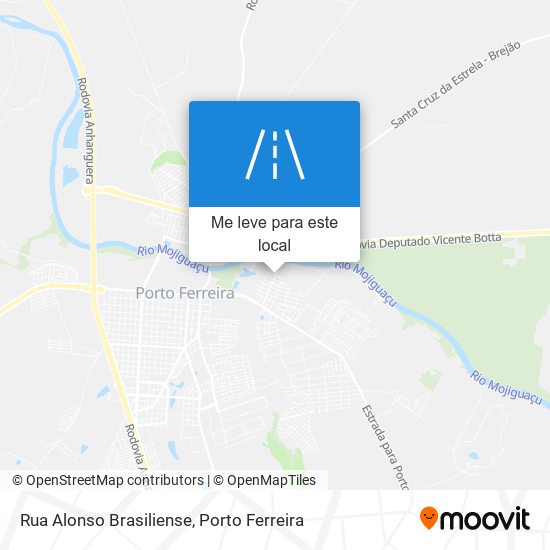 Rua Alonso Brasiliense mapa