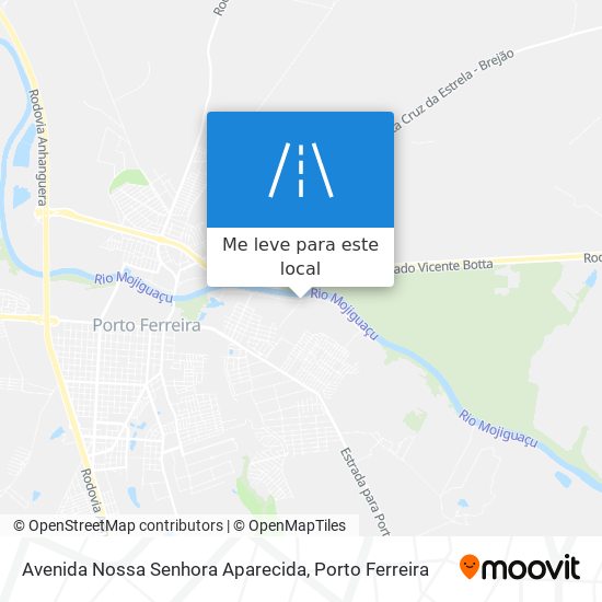 Avenida Nossa Senhora Aparecida mapa