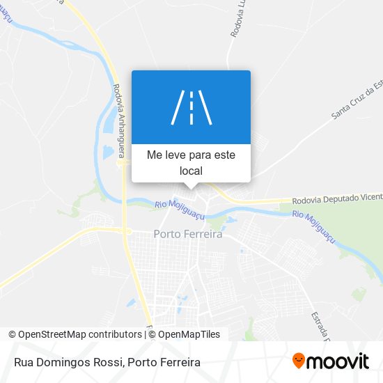 Rua Domingos Rossi mapa