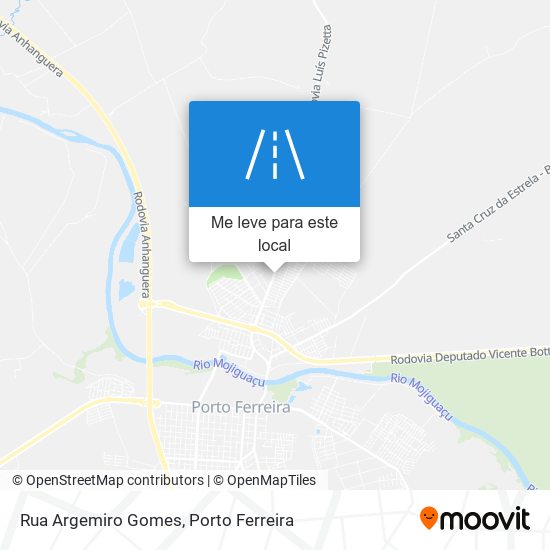 Rua Argemiro Gomes mapa