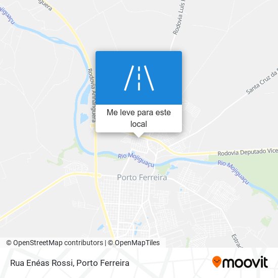 Rua Enéas Rossi mapa