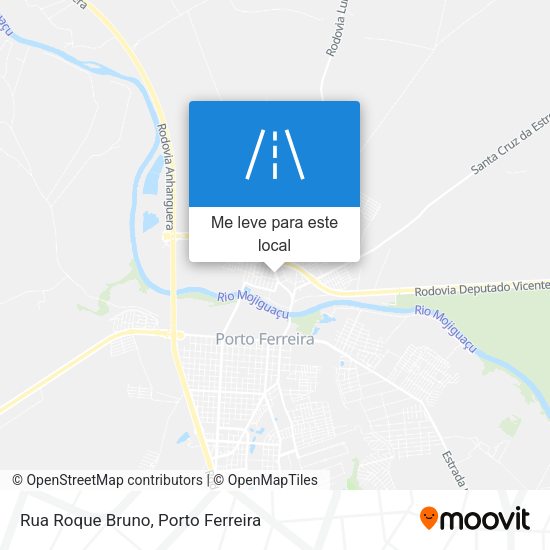 Rua Roque Bruno mapa