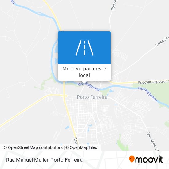 Rua Manuel Muller mapa
