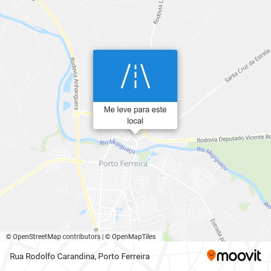 Rua Rodolfo Carandina mapa