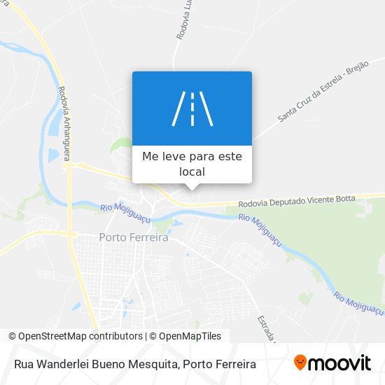 Rua Wanderlei Bueno Mesquita mapa