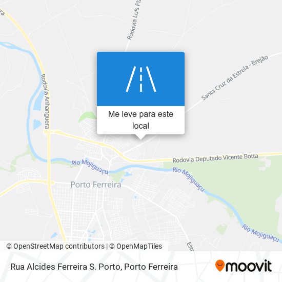 Rua Alcides Ferreira S. Porto mapa