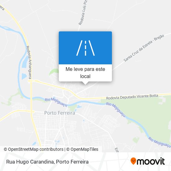 Rua Hugo Carandina mapa