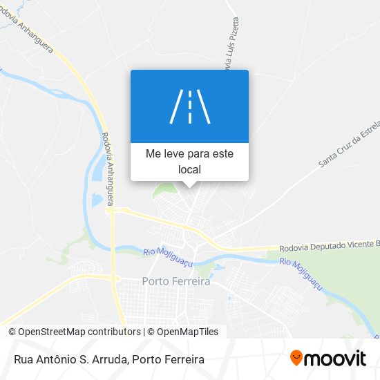 Rua Antônio S. Arruda mapa