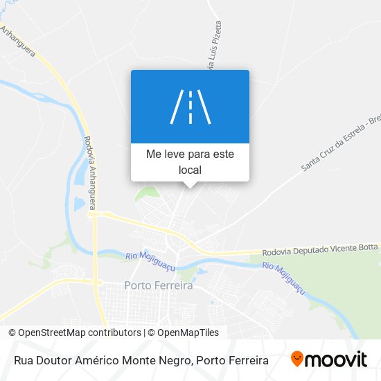 Rua Doutor Américo Monte Negro mapa