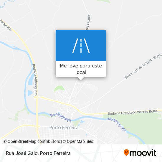 Rua José Galo mapa