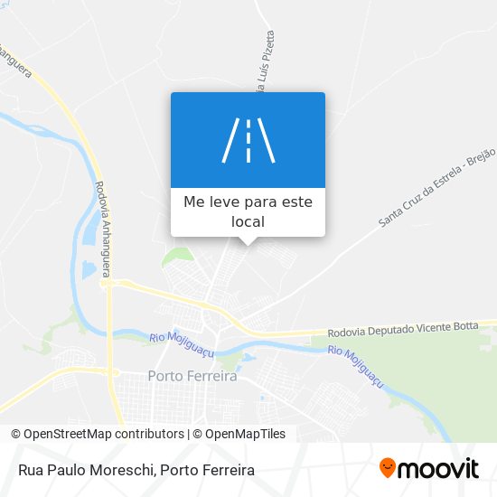 Rua Paulo Moreschi mapa