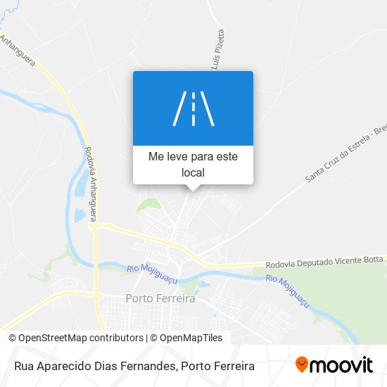 Rua Aparecido Dias Fernandes mapa