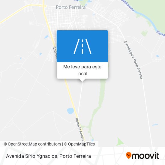 Avenida Sírio Ygnacios mapa