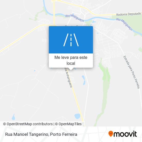 Rua Manoel Tangerino mapa