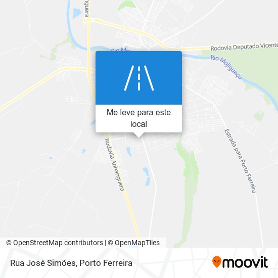 Rua José Simões mapa