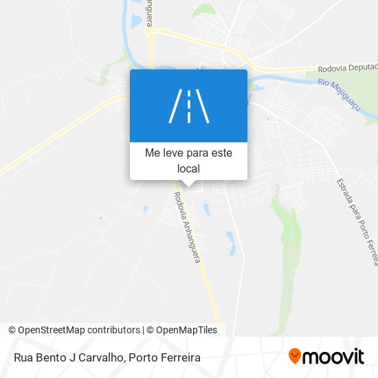 Rua Bento J Carvalho mapa