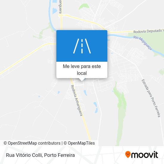 Rua Vitório Colli mapa